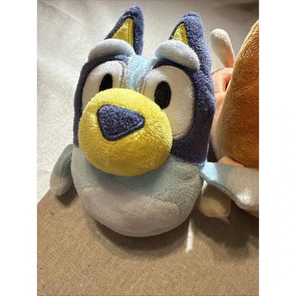 Bluey Bingo‎ Plush Beanbag Clip On Backpack Stuffed Animal Toy 2 Piece